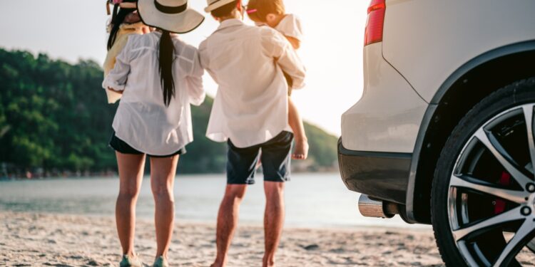family,vacation,holiday,,happy,family,running,on,the,beach,in