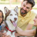 perro y familia