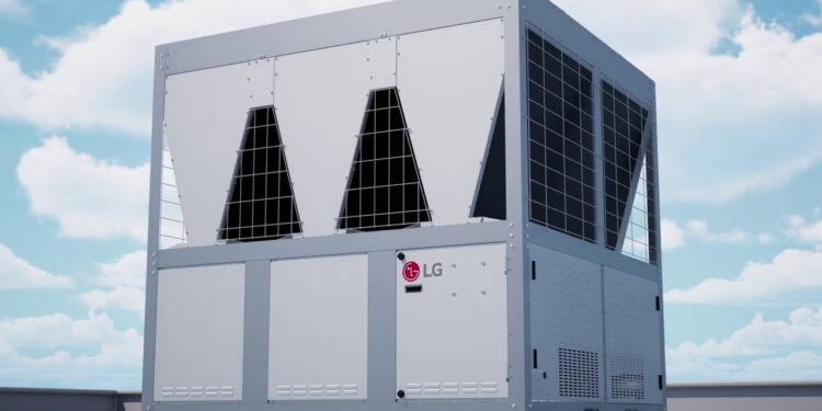 2024 1q february hvac global social content r32 inverter scroll chiller yt video introduction thumbnail image