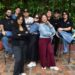 inicialmente cinco líderes acompañaban los grupos estudiantiles
