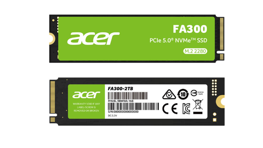 biwin presentó su ssd acer fa300