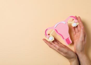 women's health and women's healthcare concept with uterus
