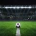 textured,free,soccer,field,in,the,evening,light, ,center,