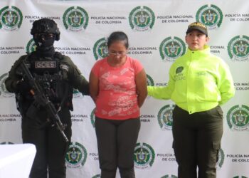 mujer capturada