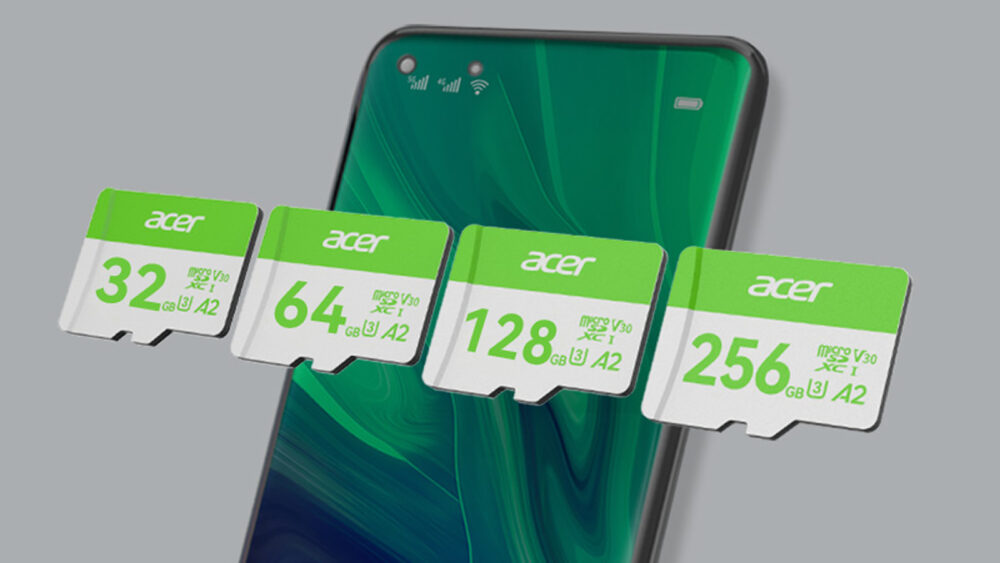 biwin presentó las tarjetas de memoria microsd acer msc100 2