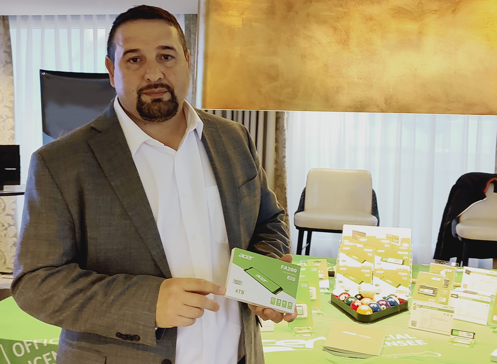 césar moyano, director de ventas regional de biwin new acer